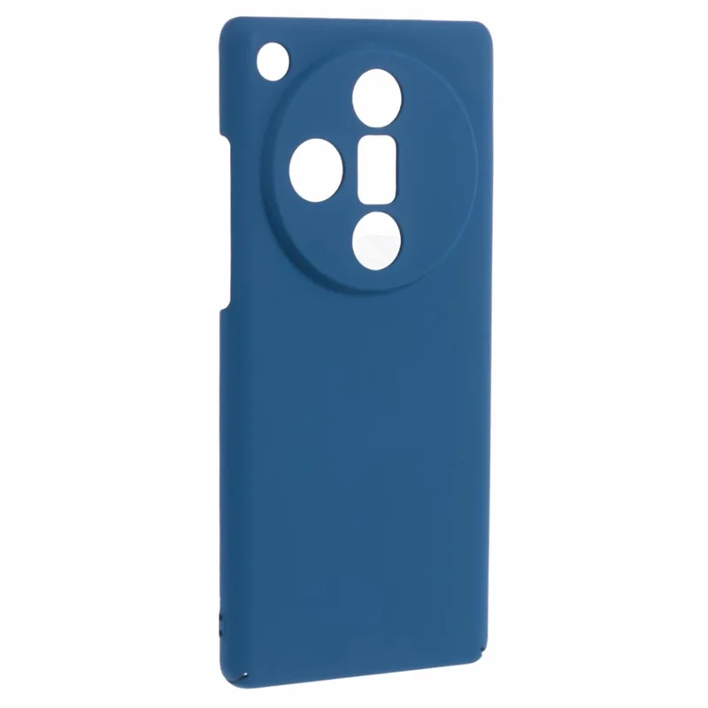 For Oppo Find X7 5G Rubberized Case Skin-touch Hard PC Cell Phone Cover - Blue