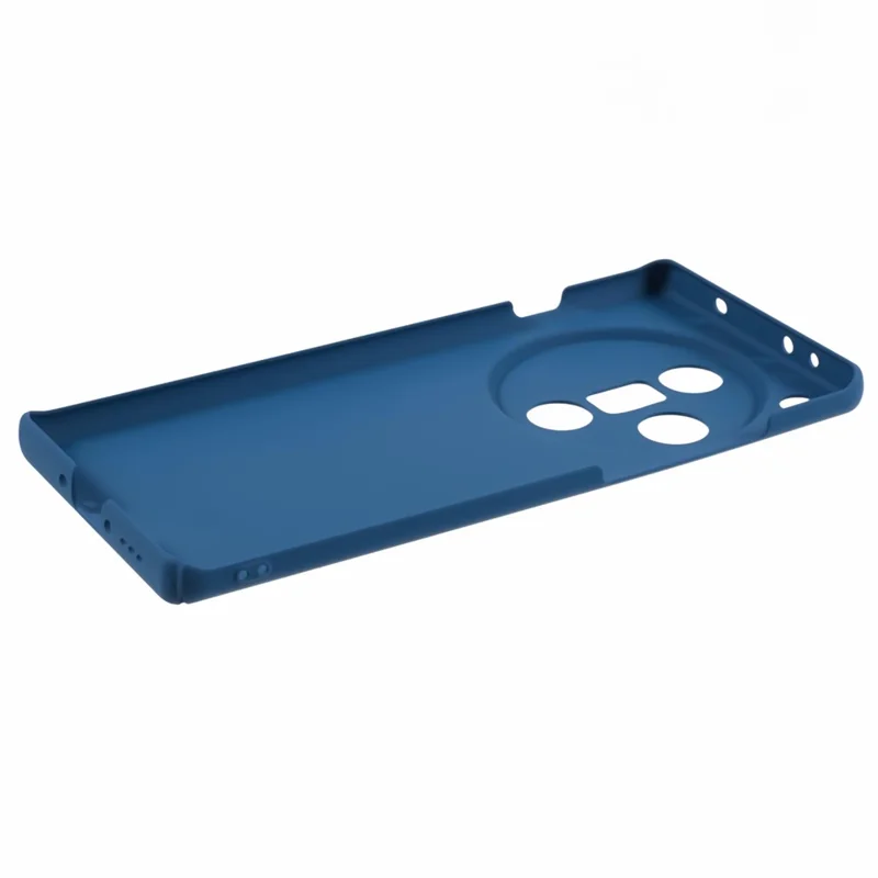 For Oppo Find X7 5G Rubberized Case Skin-touch Hard PC Cell Phone Cover - Blue