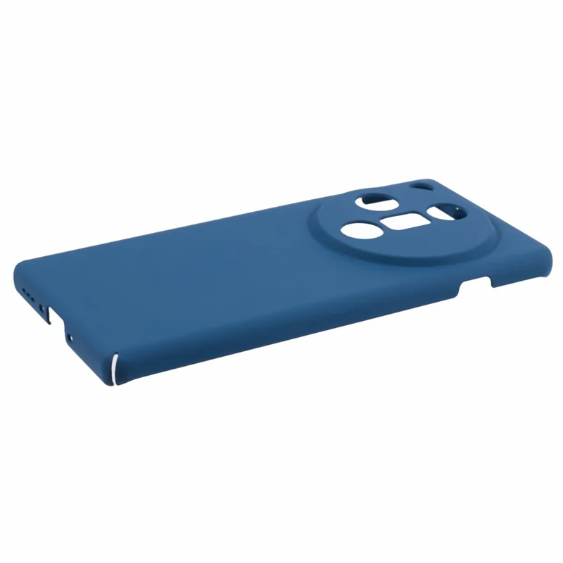 For Oppo Find X7 5G Rubberized Case Skin-touch Hard PC Cell Phone Cover - Blue