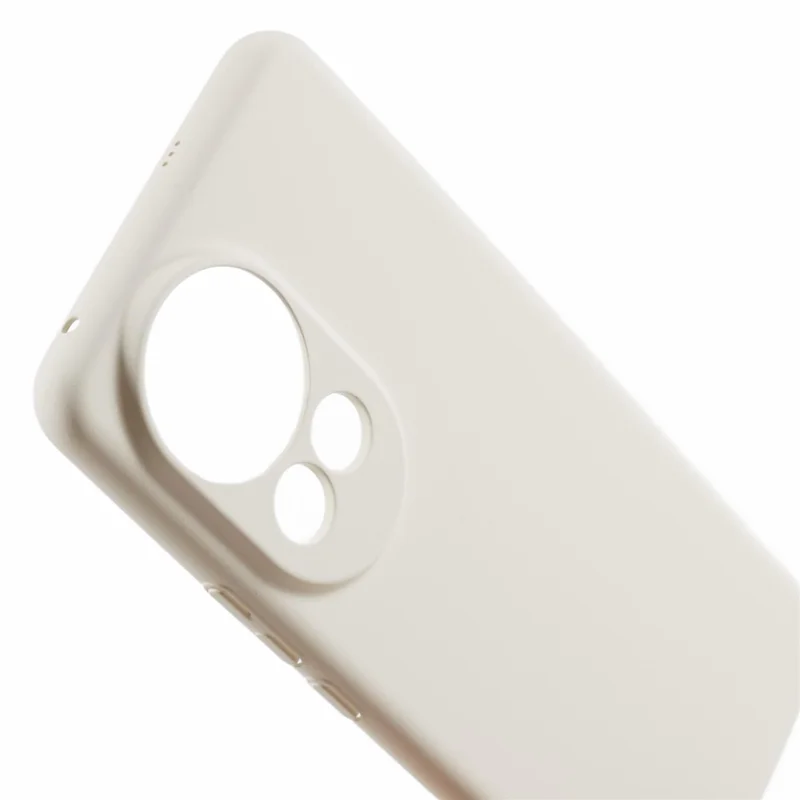 Чехол для Huawei nova 12 Ultra 5G / nova 12 Pro 5G - белый, с прикосновением кожи, с резиновым покрытием, противоударный