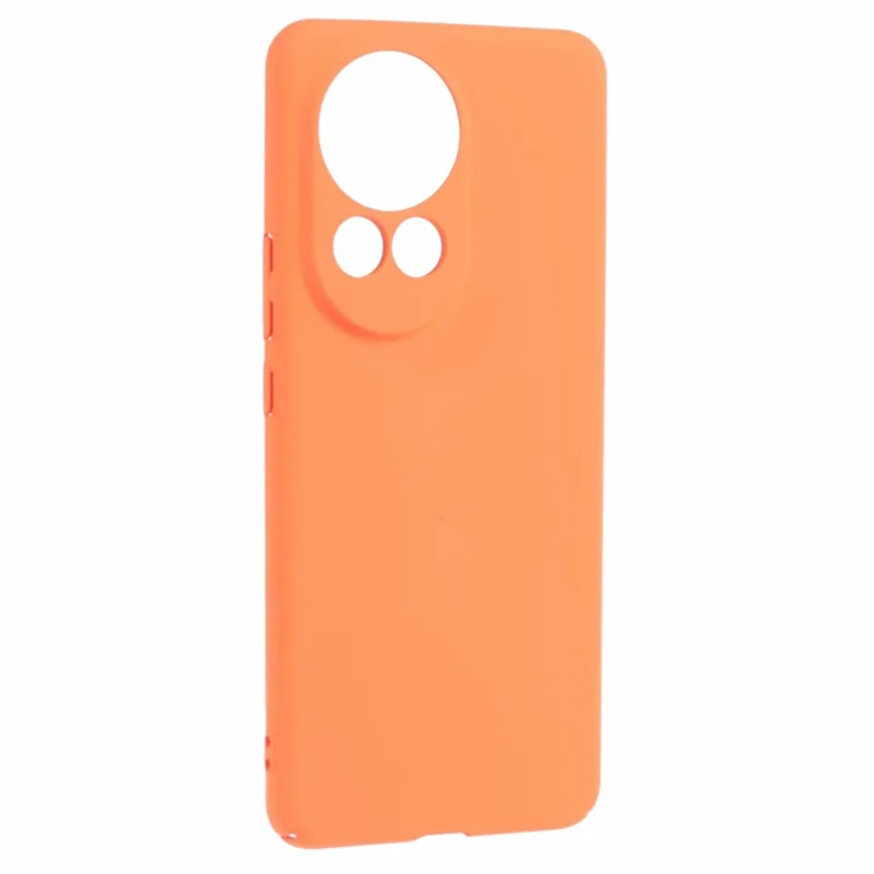 For Huawei nova 12 Ultra 5G / nova 12 Pro 5G Case Skin-touch Rubberized PC Anti-fall Phone Cover - Orange