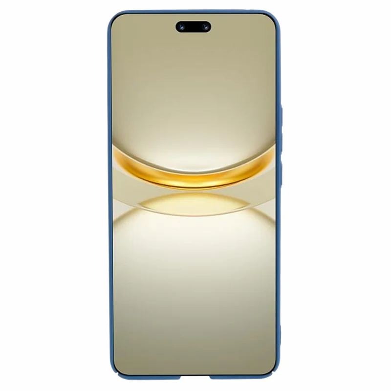Für Huawei nova 12 Pro 5G / 12 Ultra 5G Handyhülle, gummierter PC-stoßfester Rückdeckel - Blau