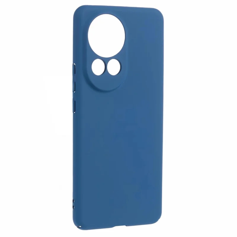 Für Huawei nova 12 Pro 5G / 12 Ultra 5G Handyhülle, gummierter PC-stoßfester Rückdeckel - Blau