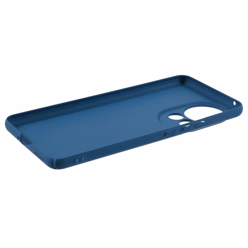 Für Huawei nova 12 Pro 5G / 12 Ultra 5G Handyhülle, gummierter PC-stoßfester Rückdeckel - Blau