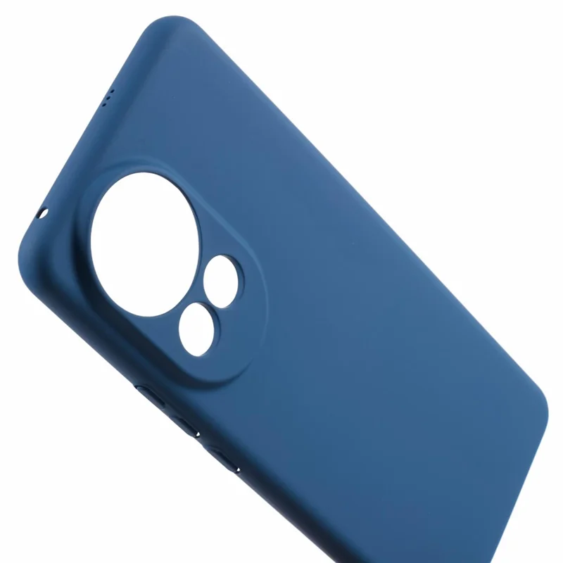 Für Huawei nova 12 Pro 5G / 12 Ultra 5G Handyhülle, gummierter PC-stoßfester Rückdeckel - Blau