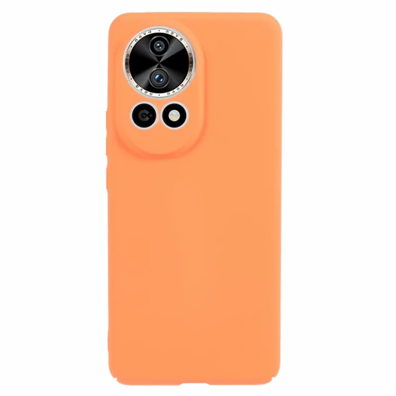 Pour Huawei nova 12 Pro 5G / 12 Ultra 5G Étui de téléphone Coque de protection en caoutchouc PC antichoc - Orange
