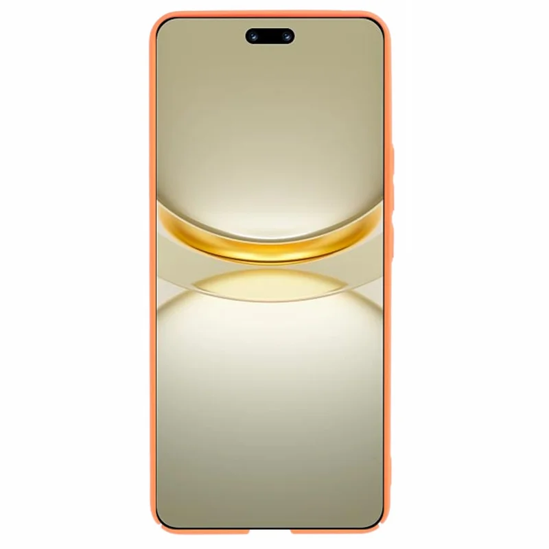 Pour Huawei nova 12 Pro 5G / 12 Ultra 5G Étui de téléphone Coque de protection en caoutchouc PC antichoc - Orange
