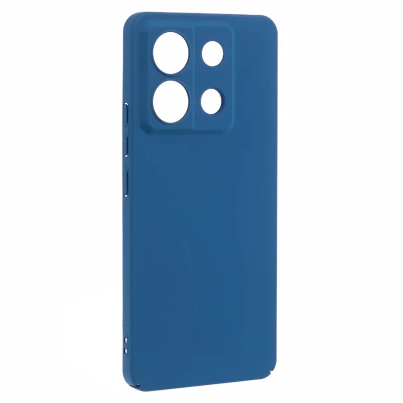 For Xiaomi Redmi Note 13 Pro 5G Shockproof Case Skin-touch Rubberized PC Cell Phone Cover - Blue