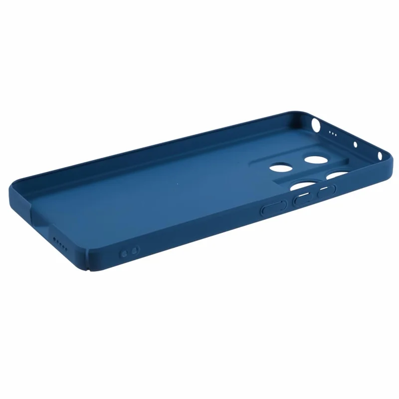 For Xiaomi Redmi Note 13 Pro 5G Shockproof Case Skin-touch Rubberized PC Cell Phone Cover - Blue