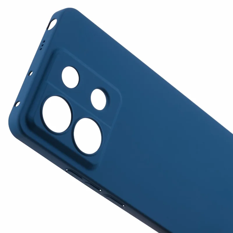 For Xiaomi Redmi Note 13 Pro 5G Shockproof Case Skin-touch Rubberized PC Cell Phone Cover - Blue