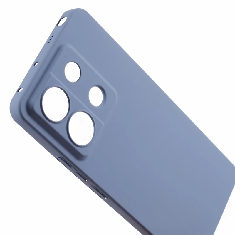 For Xiaomi Redmi Note 13 Pro 5G Shockproof Case Skin-touch Rubberized PC Cell Phone Cover - Lavender Grey