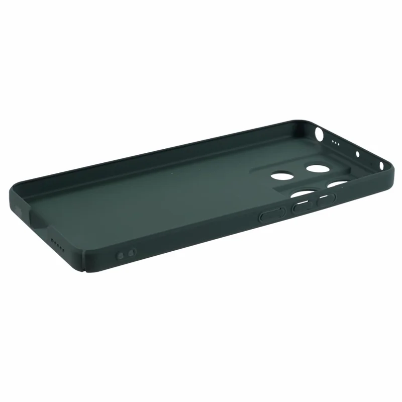 Obudowa antyudarowa na Xiaomi Redmi Note 13 Pro 5G, pokryta miękkim tworzywem PC, zewnętrzna guma, kolor zielony