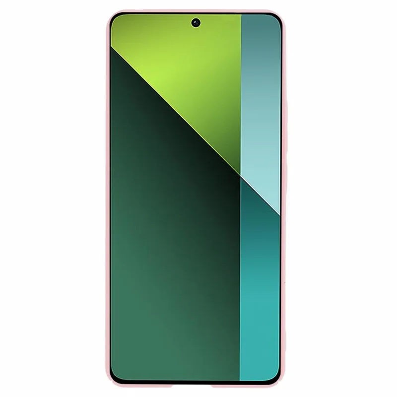 For Xiaomi Redmi Note 13 Pro 5G Shockproof Case Skin-touch Rubberized PC Cell Phone Cover - Pink