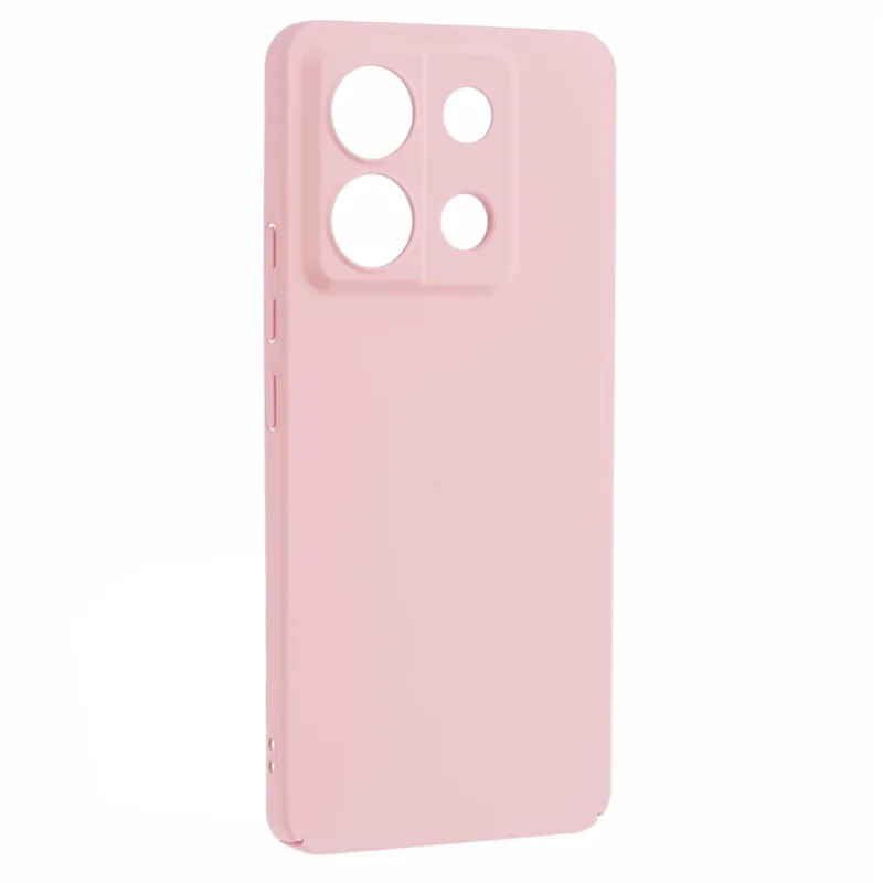For Xiaomi Redmi Note 13 Pro 5G Shockproof Case Skin-touch Rubberized PC Cell Phone Cover - Pink