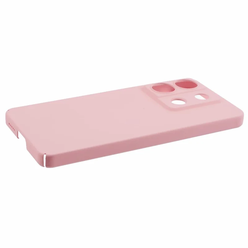 For Xiaomi Redmi Note 13 Pro 5G Shockproof Case Skin-touch Rubberized PC Cell Phone Cover - Pink