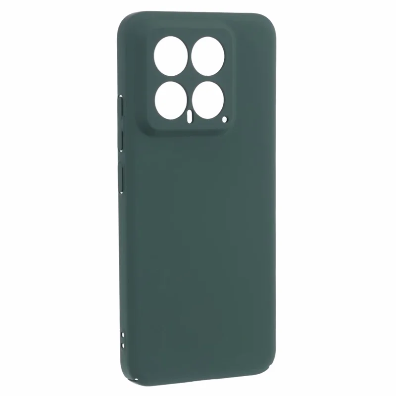 For Xiaomi 14 Case Rubberized PC Phone Back Cover Shockproof Phone Shell - Green