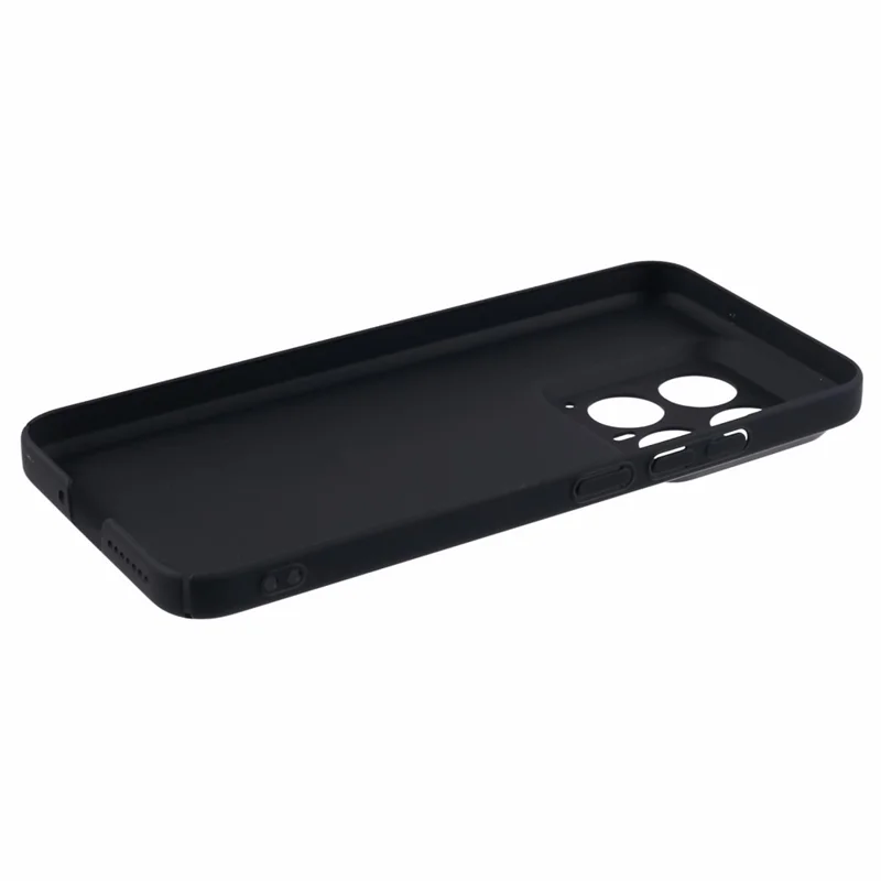 For Xiaomi 14 Pro Case Rubberized Skin-touch Hard PC Anti-scratch Smartphone Cover - Black