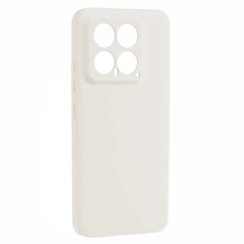 For Xiaomi 14 Pro Case Rubberized Skin-touch Hard PC Anti-scratch Smartphone Cover - White