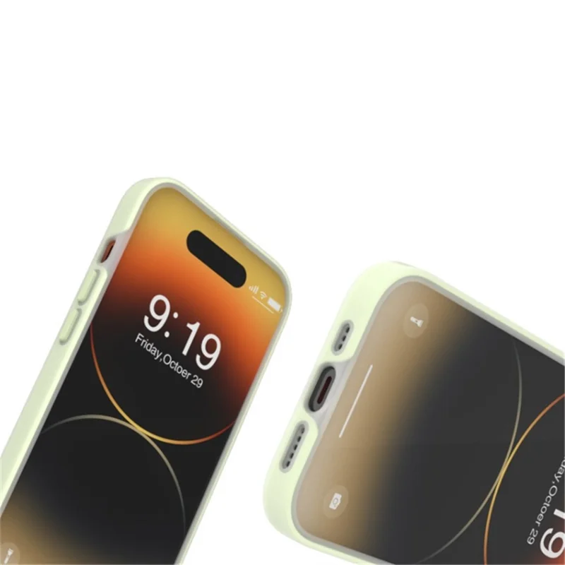 For iPhone 14 Pro Max Case Liquid Silicone Dust-proof Phone Cover with Lens Film - White