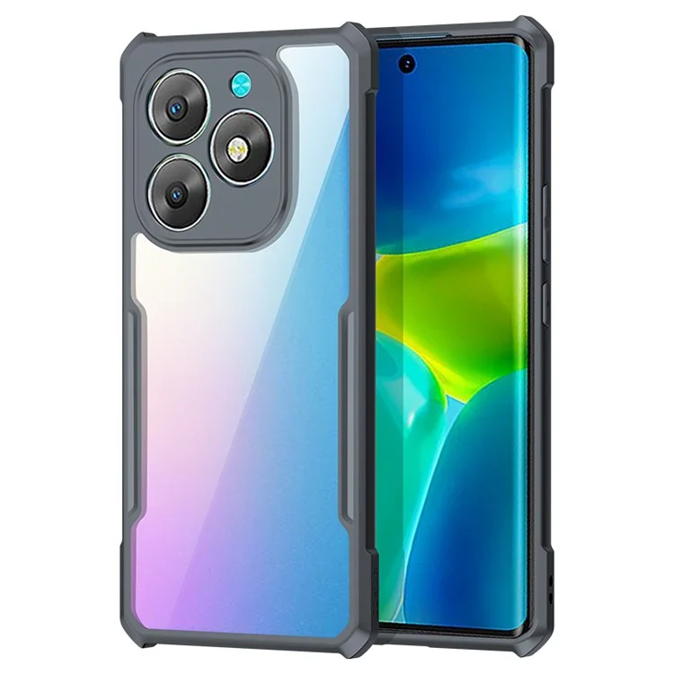 Étui XUNDD pour itel S23+ Boîtier de téléphone portable en TPU + acrylique antichoc