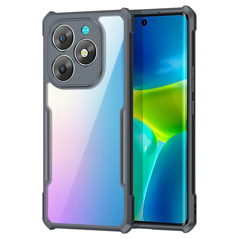 Bulk Buy XUNDD For itel S23+ Case Soft TPU + Acrylic Transparent Back Phone Cover