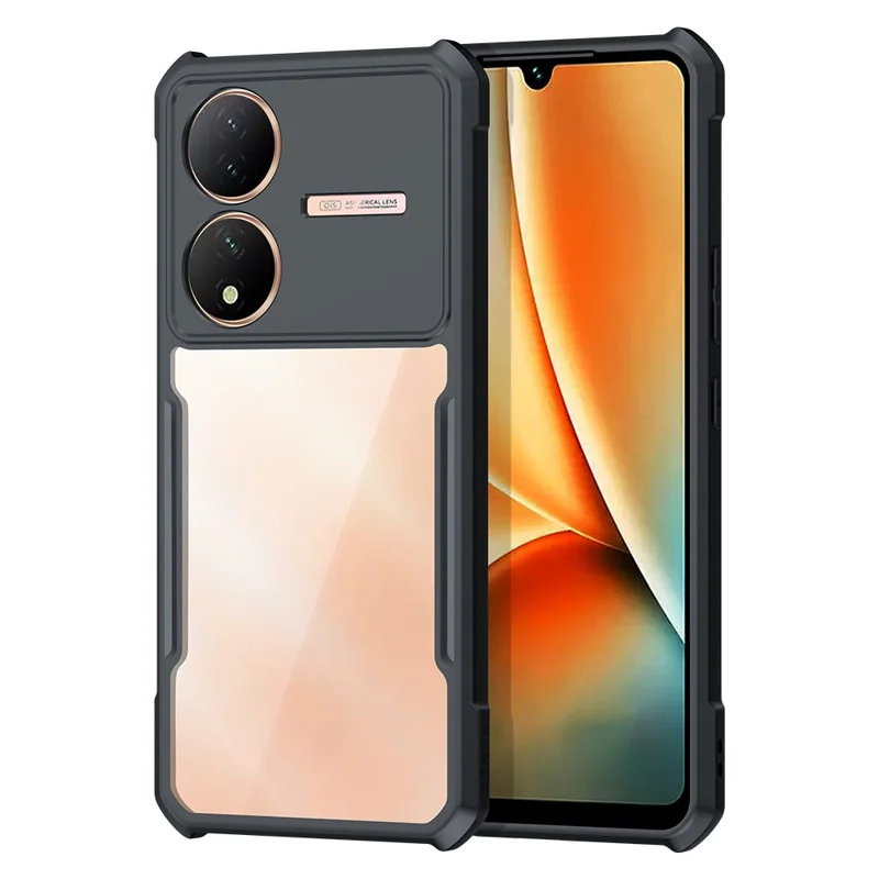 XUNDD For vivo Y100 5G Case Stylish TPU+Acrylic Drop Resistant Phone Cover