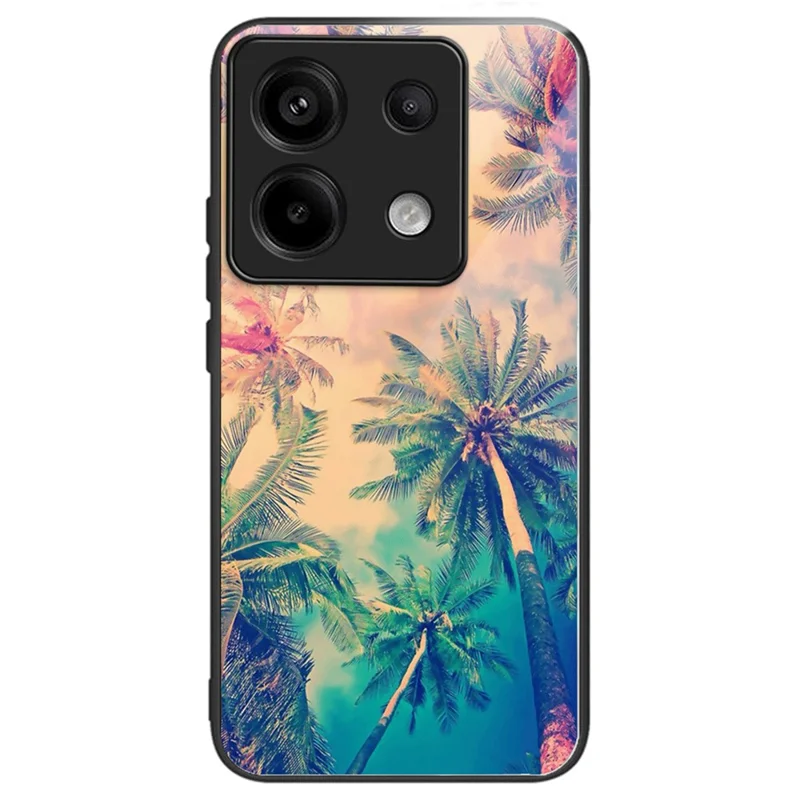 Для Xiaomi Redmi Note 13 Pro 5G / Poco X6 5G Чехол с узором из закаленного стекла TPU - Стиль H