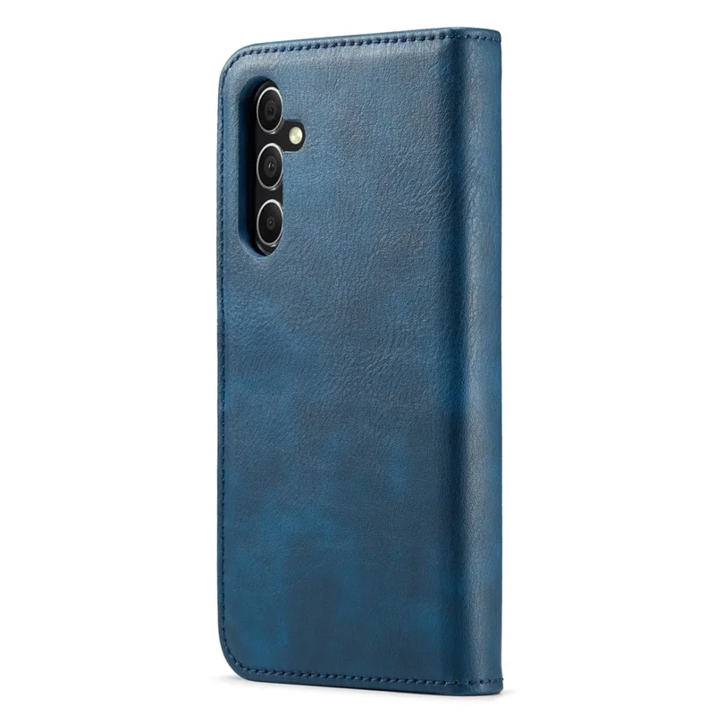 DG.MING for Samsung Galaxy A55 5G Case Detachable Split Leather Phone Cover with Stand Wallet - Blue