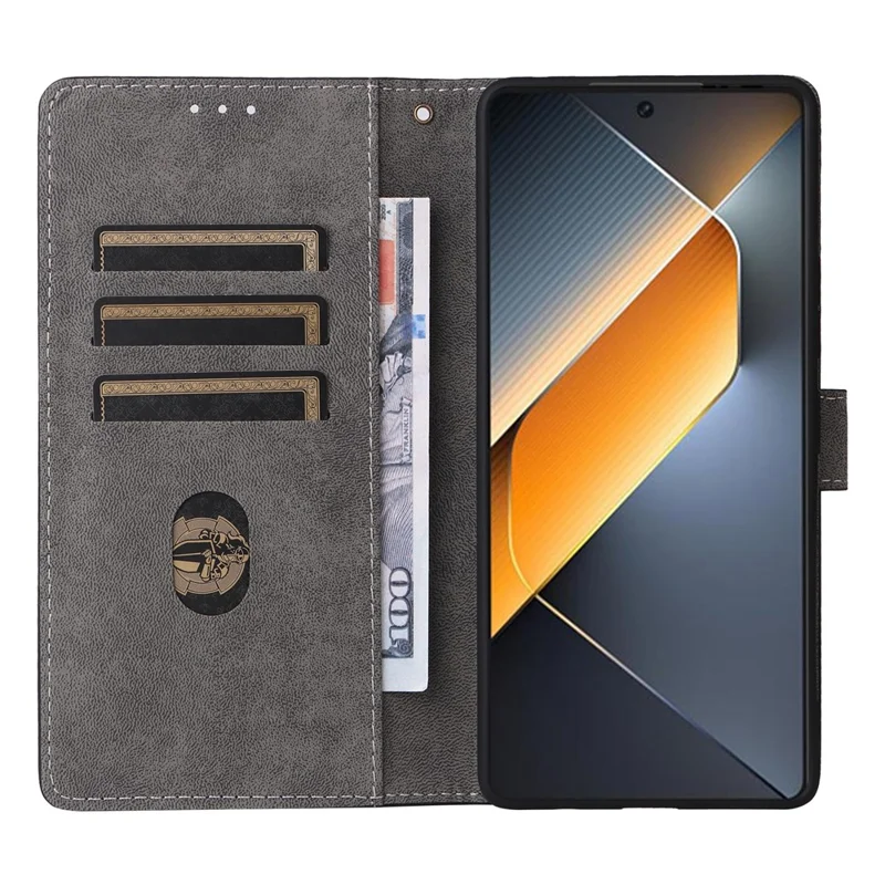 For TECNO Pova 6 Pro 5G LI9 Case RFID Blocking Leather Phone Wallet Cover with Hand Strap - Blue