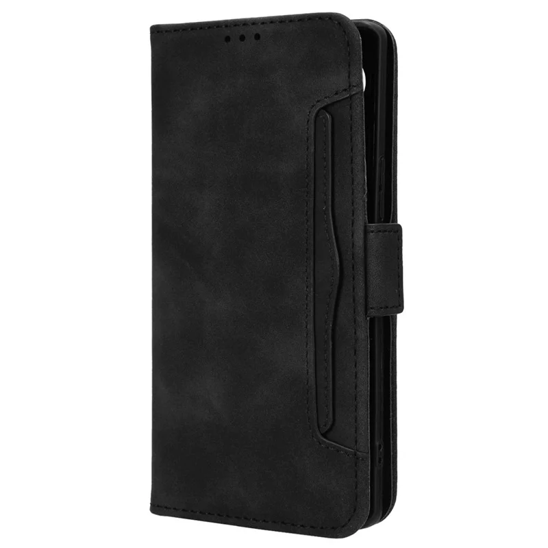 For Infinix Note 40 Pro 5G X6851 / Note 40 Pro+ X6851B Leather Phone Case with Multiple Card Slots - Black