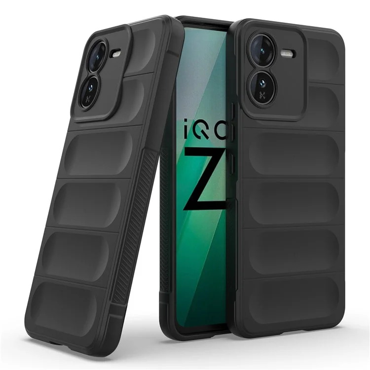 Для vivo iQOO Z9 5G TPU чехла с защитой от падения, мягкий чехол для телефона - черный