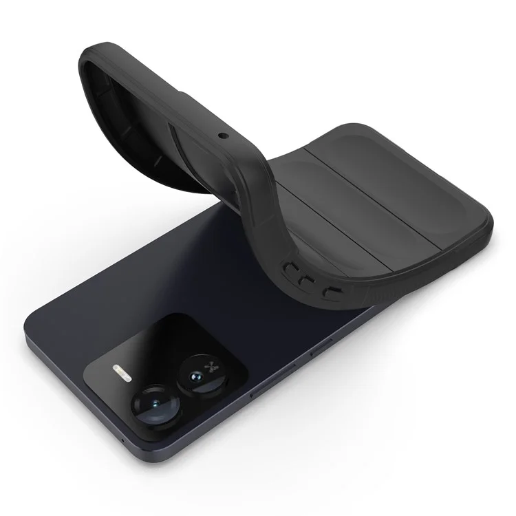 Для vivo iQOO Z9 5G TPU чехла с защитой от падения, мягкий чехол для телефона - черный