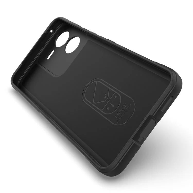 Для vivo iQOO Z9 5G TPU чехла с защитой от падения, мягкий чехол для телефона - черный