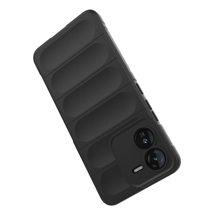 Для vivo iQOO Z9 5G TPU чехла с защитой от падения, мягкий чехол для телефона - черный