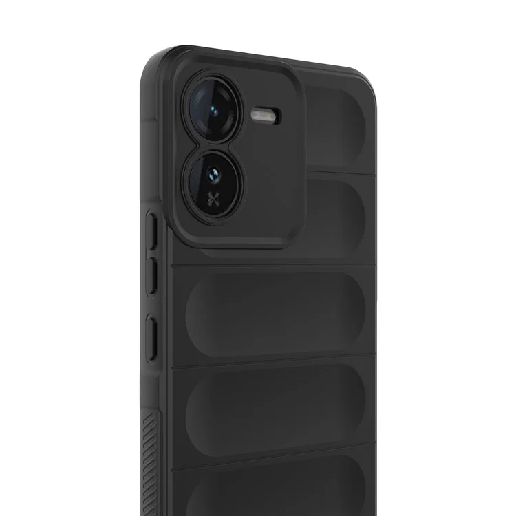 Для vivo iQOO Z9 5G TPU чехла с защитой от падения, мягкий чехол для телефона - черный