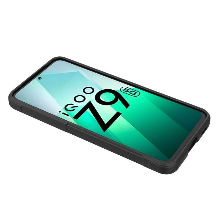Для vivo iQOO Z9 5G TPU чехла с защитой от падения, мягкий чехол для телефона - черный