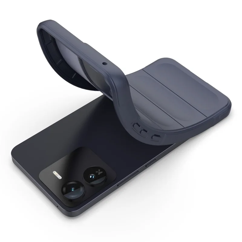 For vivo iQOO Z9 5G TPU Case Drop-proof Protection Soft Phone Cover - Dark Blue