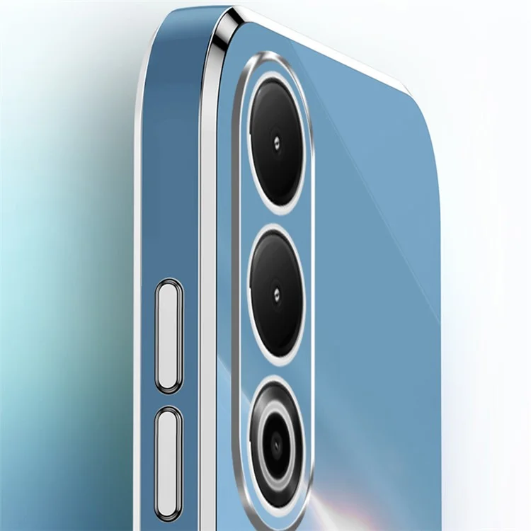 XINLI For OnePlus Nord CE4 5G TPU Case Ring Kickstand Electroplating Phone Cover - Cyan