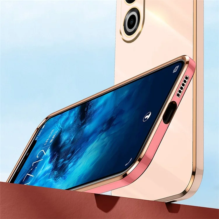 XINLI For OnePlus Nord CE4 5G Case Flexible TPU Electroplated Back Phone Cover - Cyan