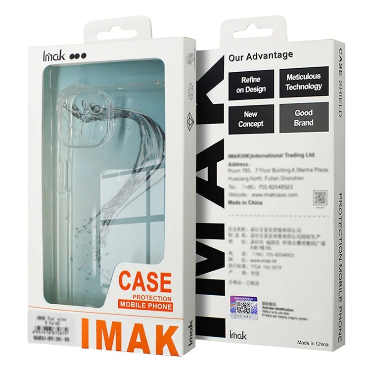 IMAK For vivo V30 5G Clear Case Airbag Corner Drop-proof TPU Phone Cover