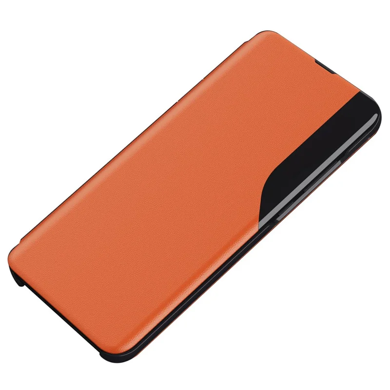 For Xiaomi Redmi Note 13 Pro 4G / Poco M6 Pro 4G Phone Case Folio Flip PU Leather Stand Cover - Orange