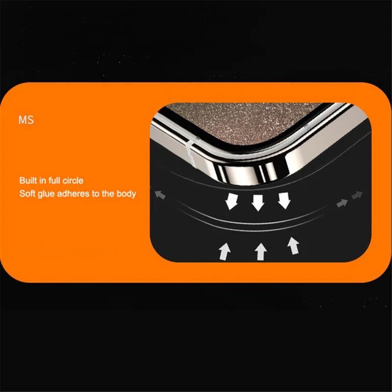 For iPhone 15 Pro Case Anti-drop Titanium Steel+PC Transparent Phone Cover - Silver