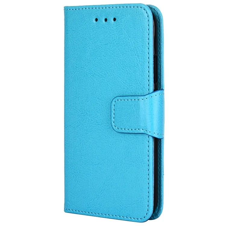 For Honor Magic6 Pro 5G Case Stoßfestes Lederhandy-Cover mit Kartenfächern - Baby Blau