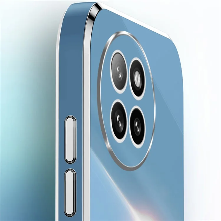 XINLI para Xiaomi Civi 4 Pro 5G / 14 Civi 5G Funda Antiarañazos Chapado Electrolítico Funda de TPU para Teléfono - Cian