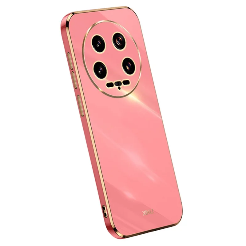 XINLI For Xiaomi 14 Ultra Electroplated Case Flexible TPU Phone Shell - Red
