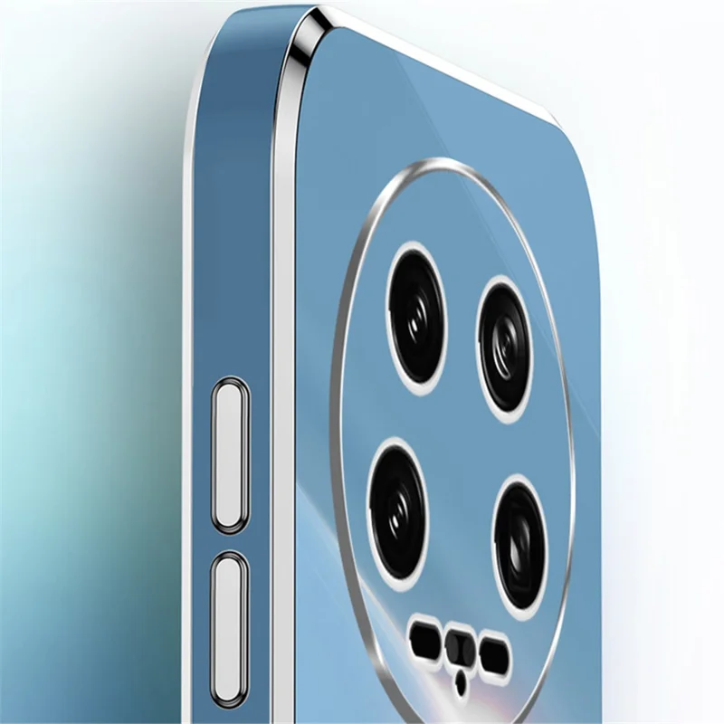 XINLI For Xiaomi 14 Ultra Electroplated Case Flexible TPU Phone Shell - Red