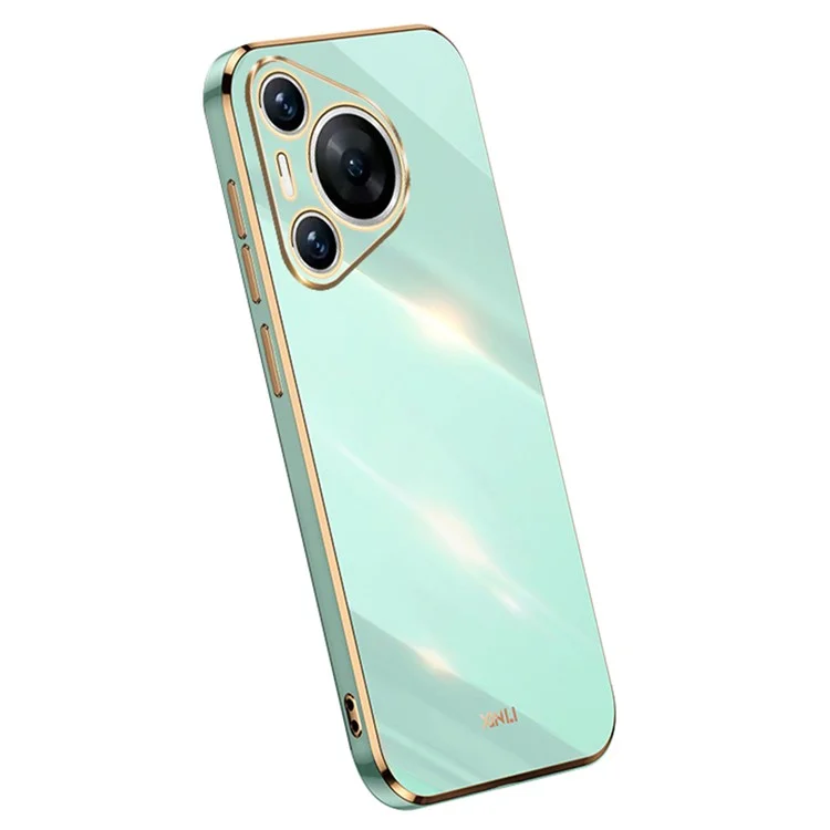 XINLI для Huawei Pura 70 Pro / Pura 70 Pro+ Чехол с электролитическим покрытием и мягким TPU-корпусом - Голубой