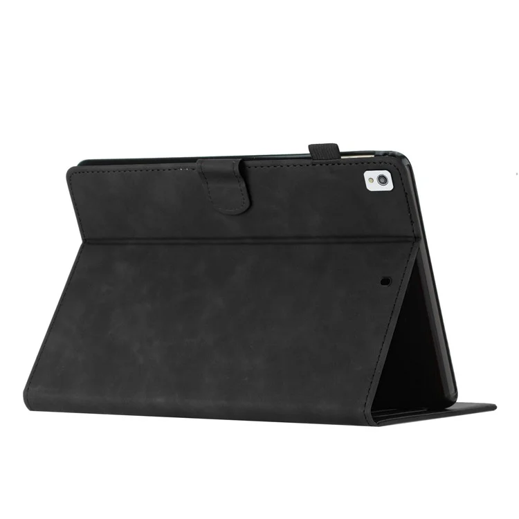 Für iPad 10.2 (2020) / (2019) / iPad Air 10.5 Zoll (2019) / iPad Pro 10.5 Zoll (2017) Hülle PU-Leder-Abdeckung Kartenschlitze Ständer - Schwarz