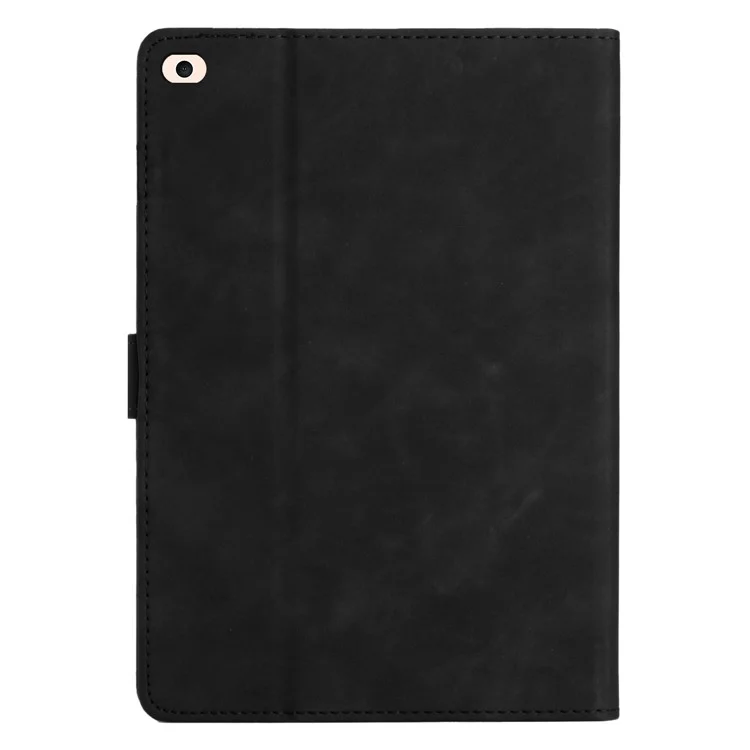 For iPad Air (2013) / Air 2 / iPad 9.7-inch (2017) / (2018) Case Card Slots Stand Leather Tablet Cover - Black