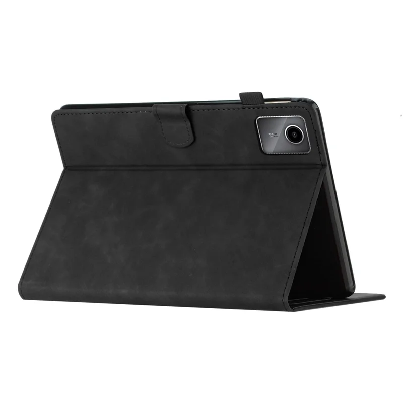 Pour Xiaomi Redmi Pad SE Tablet Case Fentes pour Cartes Housse en Cuir Motif Noix de Coco - Noir